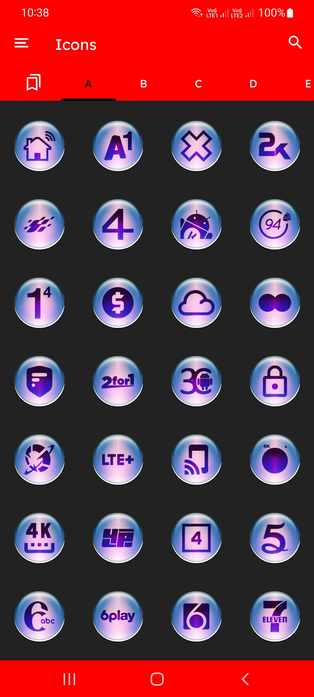 White Pixl Glass Icon Pack screenshot